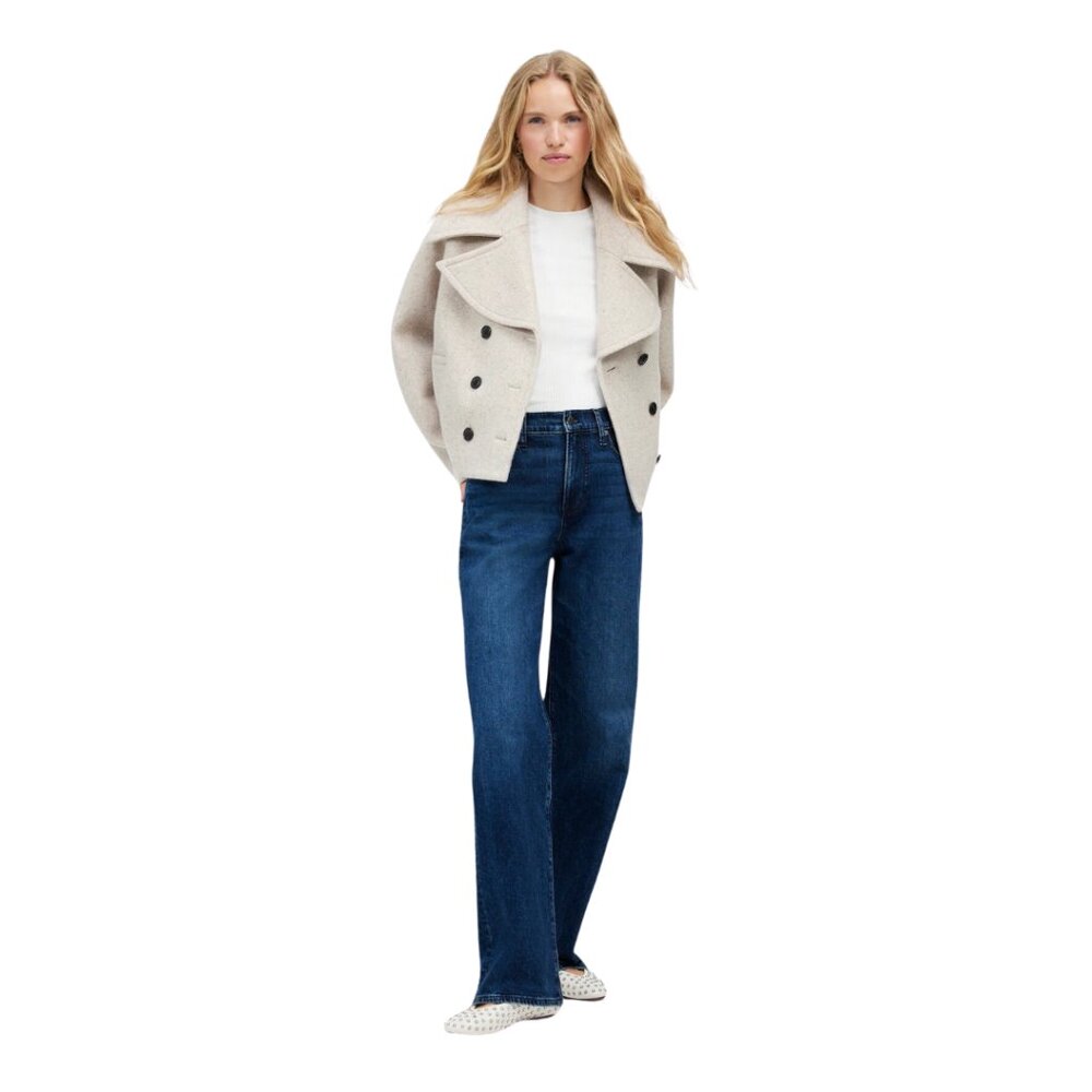 Madewell Women's Perfect Vintage Wide Leg - Dark Blue
